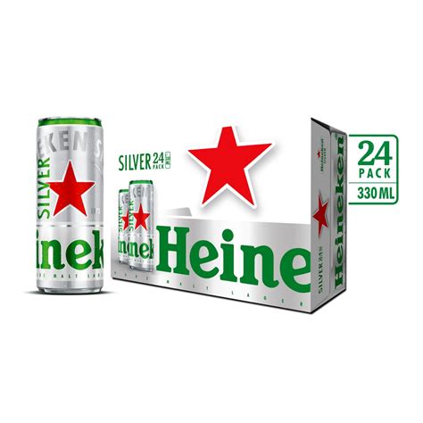 Thùng bia Heineken Silver 24 lon cao 330ml/lon | Shopee Việt Nam