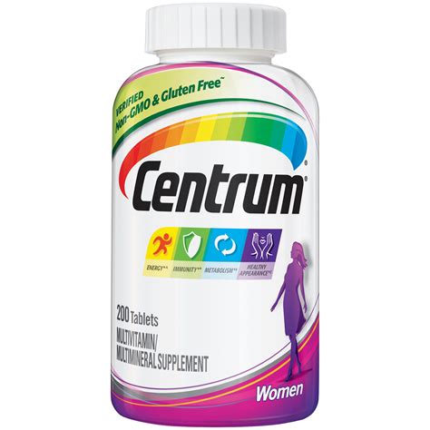 Centrum Women Tablets Multivitamin/Multimineral Supplement - Health ...