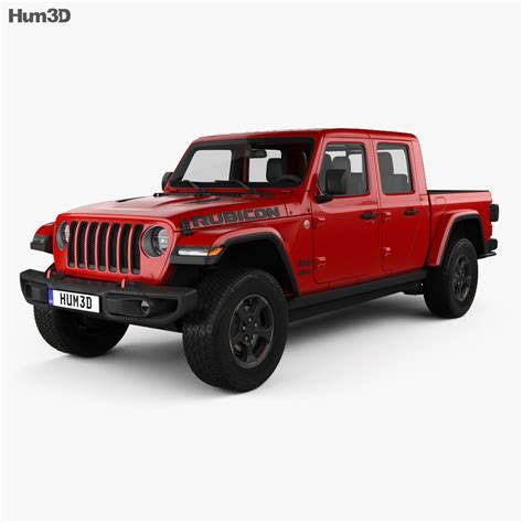 Jeep Gladiator (JT) Rubicon 2023 3D model - Download Pickup on 3DModels.org