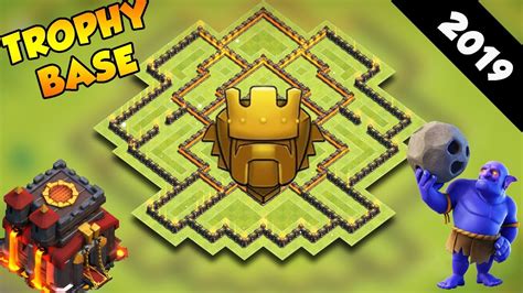 INSANE Town Hall 10 TROPHY Base Design 2019! CoC BEST Th10 Trophy Base Layout - Clash of Clans ...