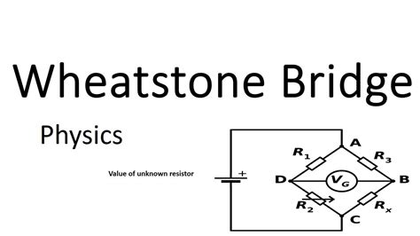 Diagram Of Wheatstone Bridge