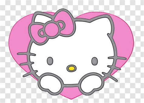 Hello Kitty With Heart Png