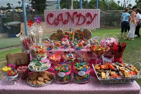 Coloré bonbons buffet #employeeBBQ | Colorful candy buffet, Candy ...