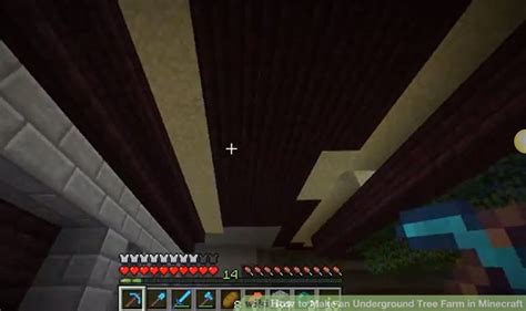 How to Make an Underground Tree Farm in Minecraft: 6 Steps