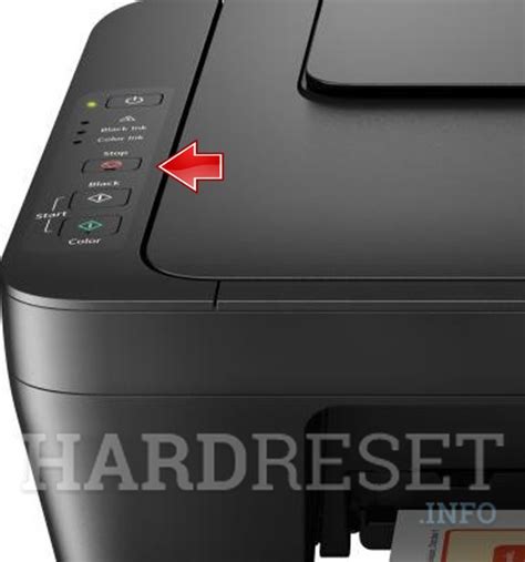 How to hard reset CANON PIXMA MG2550S