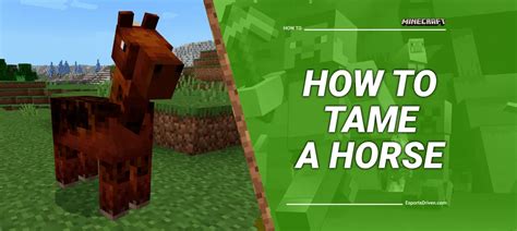 How to Tame a Horse in Minecraft: A Step-by-Step Guide