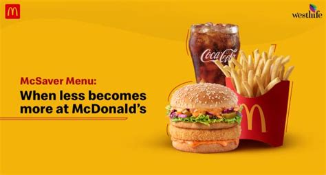 Save more, rejoice more with McDonald's McSaver Menu - McDonald's India ...