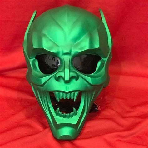 The Green Goblin Helmet Motorcycle Custom DOT & ECE Certified - Etsy