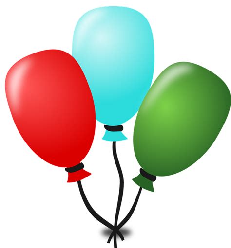 Balloons Birthday Party · Free vector graphic on Pixabay