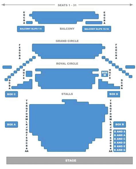 Noel Coward Theatre Seating Plan - London Theatre Tickets