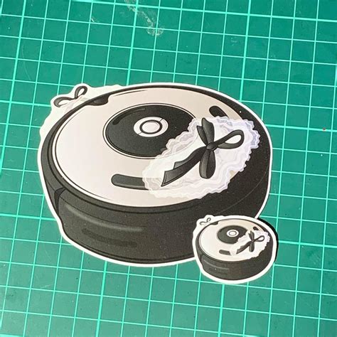 Maid Roomba and Ask Me About My Roomba Vinyl Stickers - Etsy