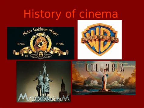 History of cinema The first cinema show