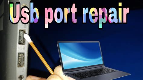 USB Port Repair | How To Clean USB Port | Loose USB Port Repair | - YouTube