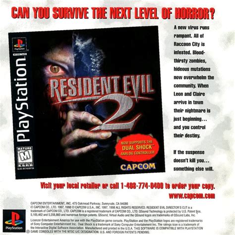 Resident Evil: Director's Cut (1997) box cover art - MobyGames