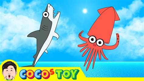 The Legendary Megalodon and Kraken 3ㅣmegalodon animation for kidsㅣCoCosToy - YouTube