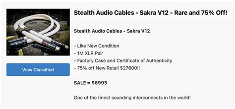 Stealth Cables - Cables - PS Audio