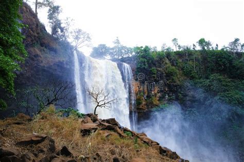 Gia Lai, Vietnam - November 24, 2018: Phu Cuong Waterfall in Vietnam ...