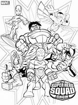 Boy Superhero Coloring Pages sketch template