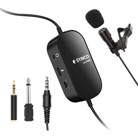 Synco Lav-S6M Omnidirectional Lavalier Microphone LAV-S6M B&H