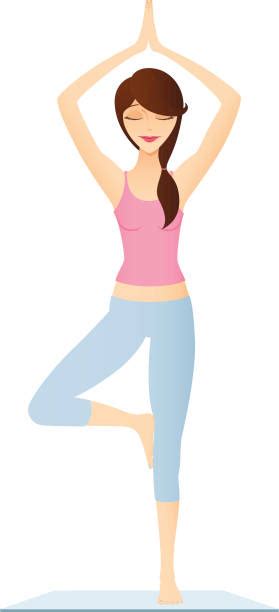 Royalty Free Yoga Tree Pose Clip Art, Vector Images & Illustrations ...