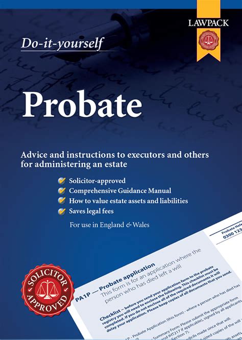 DIY Probate Kit - Template Forms & Guidance | lawpack.co.uk