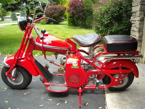 Vintage 1954 Cushman Springer Eagle Motorcycle