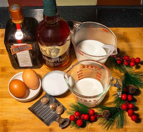 Boozy Bourbon Eggnog for Two