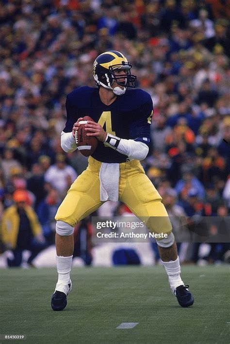 Michigan QB Jim Harbaugh in action vs Ohio State, Ann Arbor, MI News ...