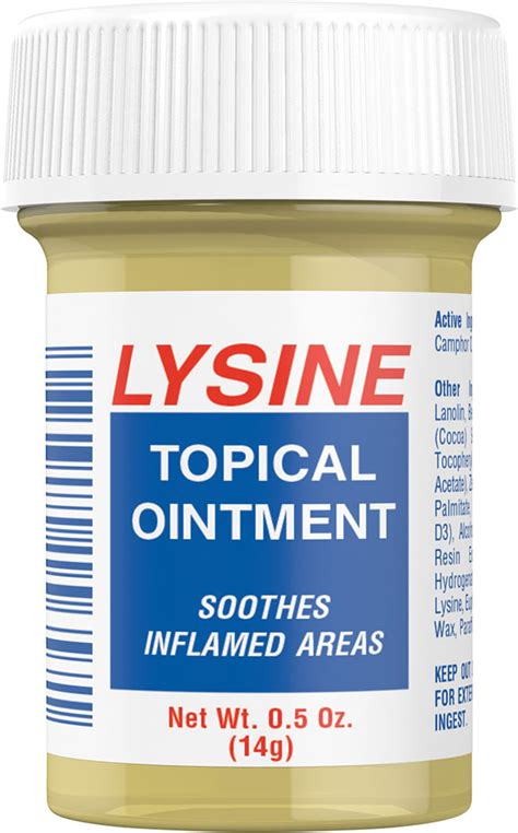 Lysine Topical Ointment 0.5 oz Ointment | Facial Care Products | Puritan's Pride