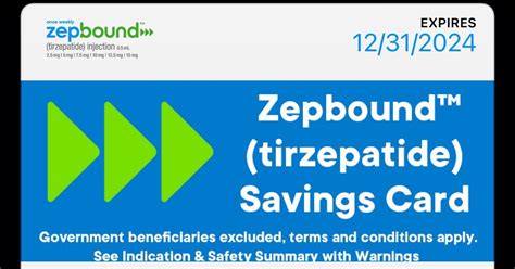 Savings Card is live!!!! : r/Zepbound