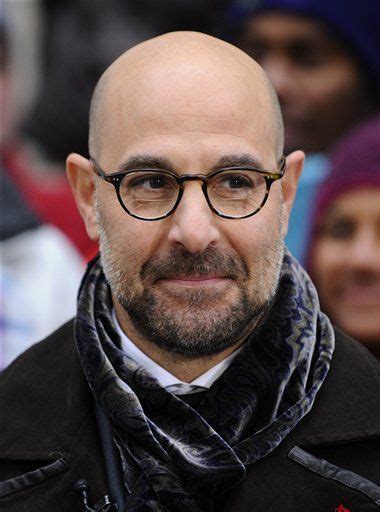 The sartorial Stanley Tucci | Stanley tucci, Bald men, Men with grey hair