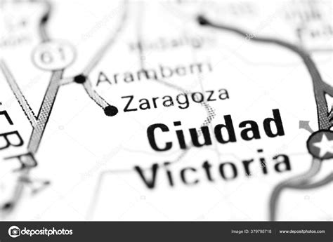 Zaragoza Mexico Map — Stock Photo © aliceinwonderland2020 #379795718