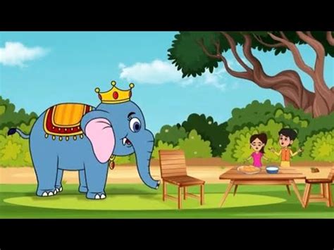 Hati Raja kaha chale cartoon video - YouTube