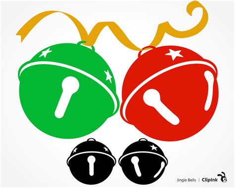 Jingle bells svg, Christmas bells image | svg, png, eps, dxf, pdf | ClipInk