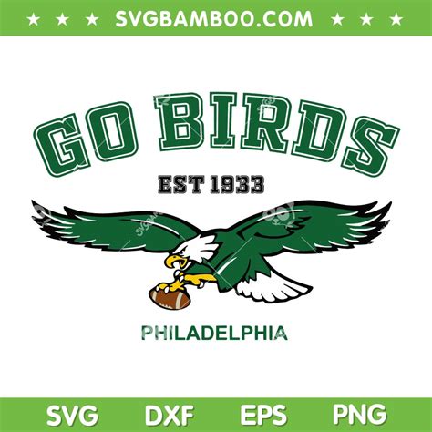 Go Birds Philadelphia Eagles SVG PNG