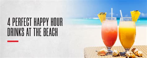 Popular Beach Happy Hour Drinks | Wine, Beer, Cocktails