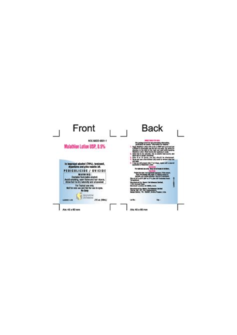 Malathion: Package Insert / Prescribing Information