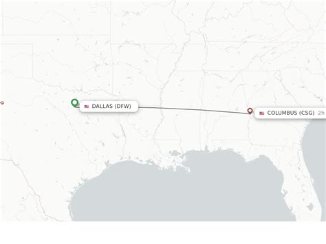 Direct (non-stop) flights from Dallas to Columbus - schedules ...