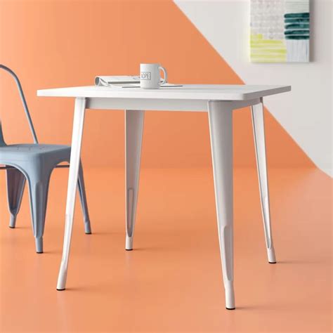 Brandt 31.5'' Dining Table | Metal dining table, Table, Home