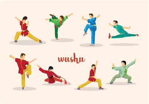 Free Wushu Vector 134435 Vector Art at Vecteezy