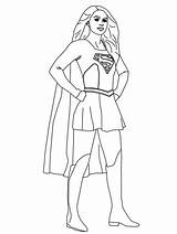 Supergirl Coloring Pages PDF  Coloringfoldercom sketch template
