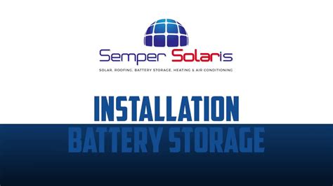 What to Expect when Installing your New Battery Storage System.