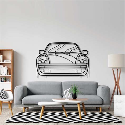 Metal Car Silhouette Metal Wall Art - Team Glasses Supply LLC