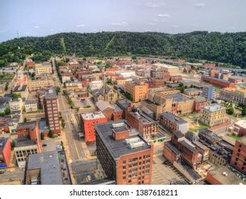 Aerial View Downtown Wheeling West Virginia Stock Photo 1387618211 | Shutterstock