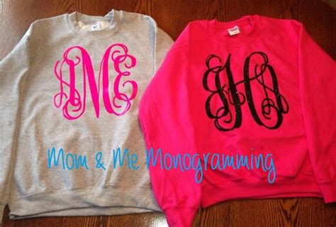 Items similar to Monogrammed Sweatshirts on Etsy