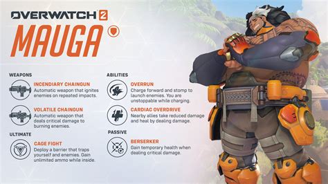 All Mauga abilities in Overwatch 2: How to play the game’s new tank hero