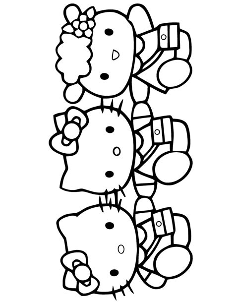 Hello Kitty And Friends Coloring Page | Free Printable Coloring Pages | Hello kitty coloring ...