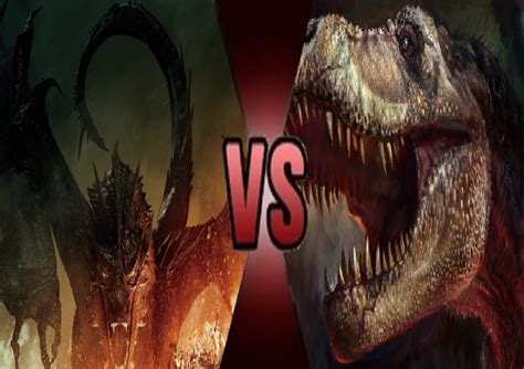 Dragon VS Tyrannosaurus-Rex.png by SuperNathan10002 on DeviantArt