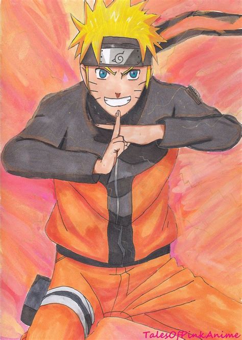 Speed Drawing: Naruto Shippuden Naruto Uzumaki by TalesOfPinkAnime.deviantart.com on @DeviantArt ...