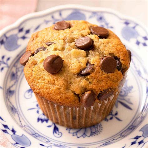 Banana Chocolate Chip Muffins - Preppy Kitchen